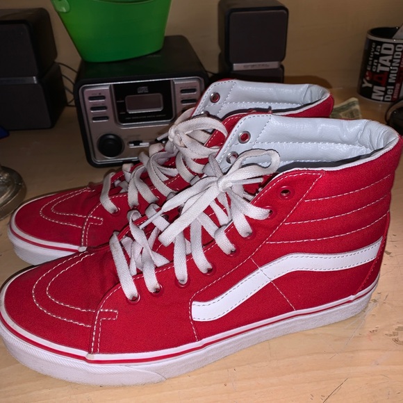 High top red vans - Picture 2 of 4